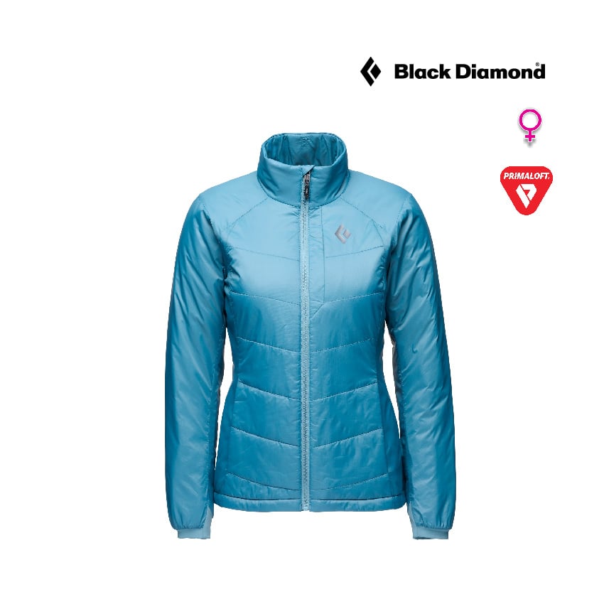【Black Diamond】 Women's Solution 2.0 Jacket 女款保暖外套 PrimaLoft® 霧藍